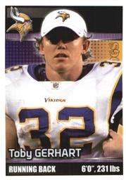 2012 Panini Stickers #337 Toby Gerhart Front