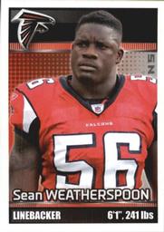 2012 Panini Stickers #347 Sean Weatherspoon Front