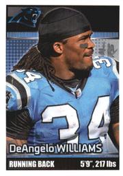 2012 Panini Stickers #358 DeAngelo Williams Front