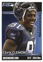 2012 Panini Stickers #443 Chris Clemons Front