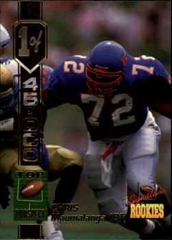 1994 Signature Rookies #35 Chris Maumalanga Front