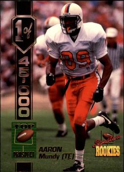 1994 Signature Rookies #39 Aaron Mundy Front