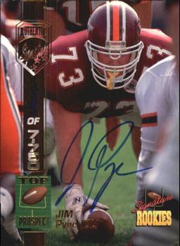 1994 Signature Rookies - Autographs #45 Jim Pyne Front