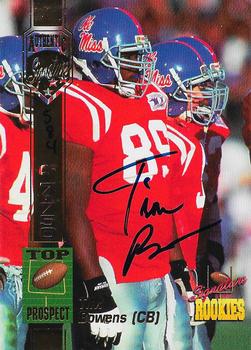1994 Signature Rookies - Autographs #8 Tim Bowens Front