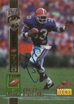 1994 Signature Rookies - Autographs #47 Errict Rhett Front