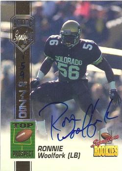 1994 Signature Rookies - Autographs #56 Ronnie Woolfork Front