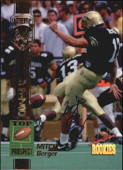 1994 Signature Rookies - Bonus Autographs #NNO Mitch Berger Front
