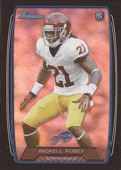 2013 Bowman - Black #201 Nickell Robey Front