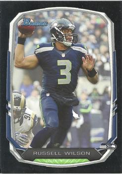 2013 Bowman - Black #25 Russell Wilson Front