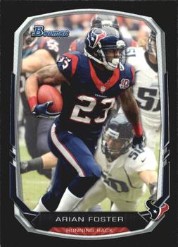 2013 Bowman - Black #70 Arian Foster Front