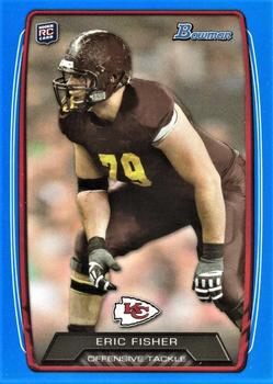 2013 Bowman - Blue #176 Eric Fisher Front