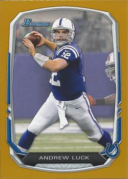 2013 Bowman - Gold #20 Andrew Luck Front