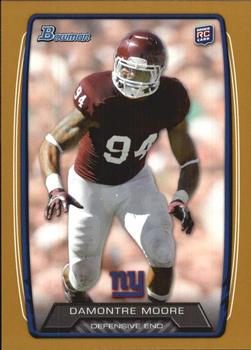 2013 Bowman - Gold #174 Damontre Moore Front