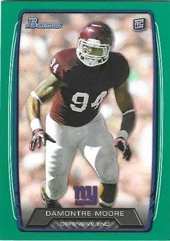 2013 Bowman - Green #174 Damontre Moore Front