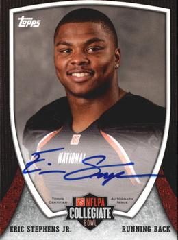 2013 Bowman - Topps NFLPA Collegiate Bowl Autographs #98 Eric Stephens Jr. Front