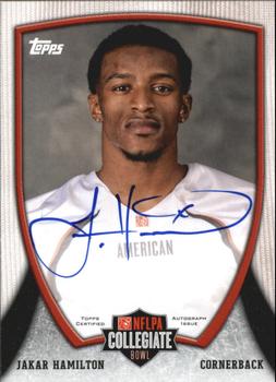 2013 Bowman - Topps NFLPA Collegiate Bowl Autographs #56 Jakar Hamilton Front