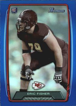 2013 Bowman - Rainbow Blue #176 Eric Fisher Front