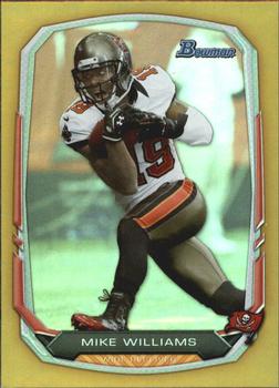 2013 Bowman - Rainbow Gold #55 Mike Williams Front