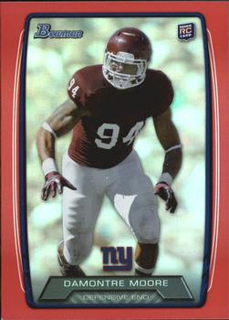2013 Bowman - Rainbow Red #174 Damontre Moore Front