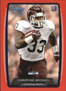 2013 Bowman - Red #138 Christine Michael Front