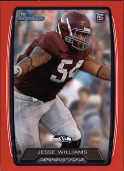 2013 Bowman - Red #147 Jesse Williams Front