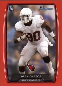 2013 Bowman - Red #160 Alex Okafor Front