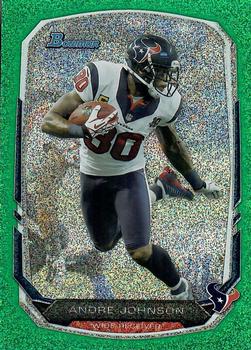 2013 Bowman - Silver Ice Green #15 Andre Johnson Front