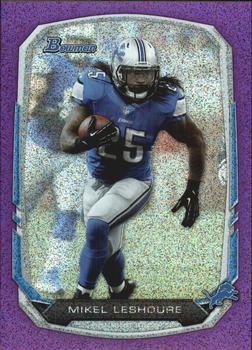 2013 Bowman - Silver Ice Purple #59 Mikel Leshoure Front