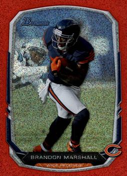 2013 Bowman - Silver Ice Red #29 Brandon Marshall Front