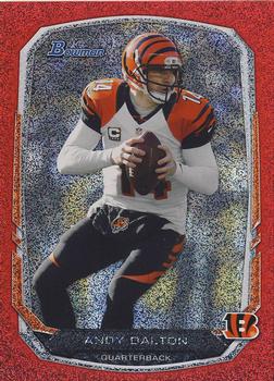 2013 Bowman - Silver Ice Red #72 Andy Dalton Front