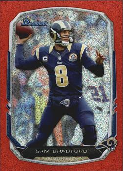 2013 Bowman - Silver Ice Red #93 Sam Bradford Front
