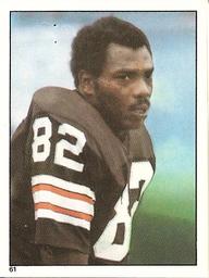 1981 Topps Stickers #61 Ozzie Newsome Front