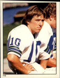 1981 Topps Stickers #113 Jim Zorn Front
