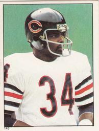 1981 Topps Stickers #145 Walter Payton Front