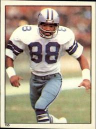 1981 Topps Stickers #155 Drew Pearson Front