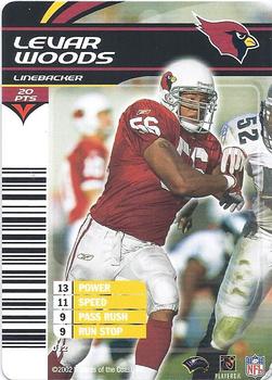 2002 NFL Showdown #012 LeVar Woods Front