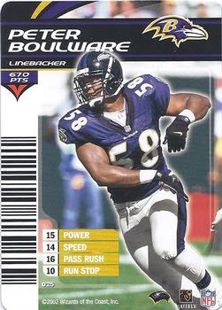 2002 NFL Showdown #025 Peter Boulware Front