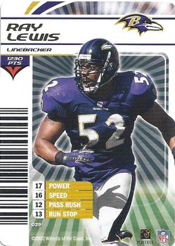 2002 NFL Showdown #029 Ray Lewis Front