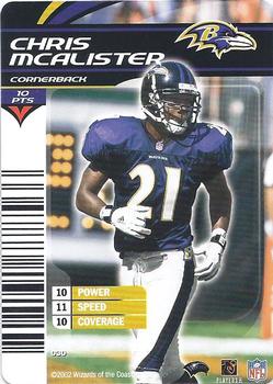 2002 NFL Showdown #030 Chris McAlister Front