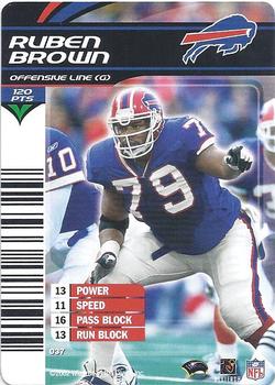 2002 NFL Showdown #037 Ruben Brown Front