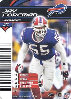 2002 NFL Showdown #039 Jay Foreman Front