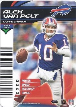 2002 NFL Showdown #044 Alex Van Pelt Front