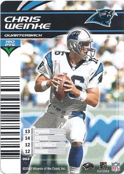 2002 NFL Showdown #053 Chris Weinke Front