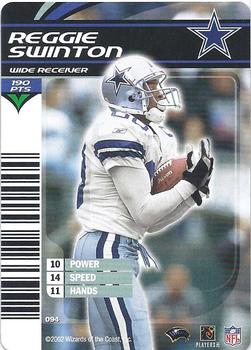 2002 NFL Showdown #094 Reggie Swinton Front