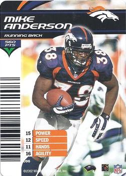 2002 NFL Showdown #096 Mike Anderson Front