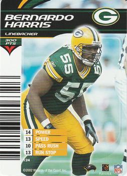 2002 NFL Showdown #124 Bernardo Harris Front