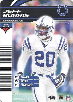 2002 NFL Showdown #131 Jeff Burris Front