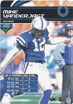 2002 NFL Showdown #136 Mike Vanderjagt Front