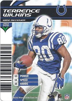 2002 NFL Showdown #137 Terrence Wilkins Front