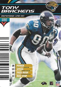 2002 NFL Showdown #138 Tony Brackens Front